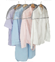 Чехол-накидка для одежды Stub 56х24 см, однотонный Чехол-накидка для одежды Stub 56х24 см, однотонный