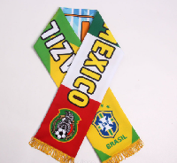 Шарф болельщика Мексика - Бразилия 02.07.2018 Самара Шарф болельщика Мексика - Бразилия 02.07.2018 Самара