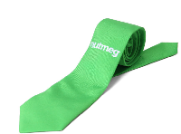 Галстук Босс с вышивкой из адверты мужской, с полной запечаткой