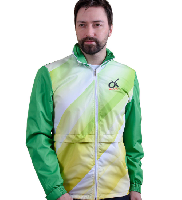 Ветровка Винд с капюшоном унисекс, с частичной запечаткой