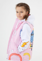 Жилет Портер на синтепоне со стежкой детский, с полной запечаткой Жилет Портер на синтепоне со стежкой детский, с полной запечаткой