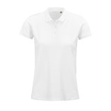 Поло женское PLANET WOMEN, белый, S, 100% органический хлопок, 170 г/м2