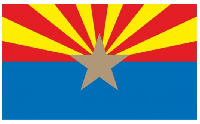 Флаг штата Аризона (США) 90х135 см