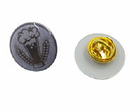 Значок из полимерной смолы, основа пластик 20 мм