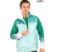 Жилет Пилот с подкладом из флиса унисекс, с полной запечаткой Жилет Пилот с подкладом из флиса унисекс, с полной запечаткой