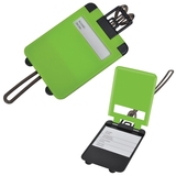 Бирка багажная "Чемодан";  красный; 5.6*7.8 см; пластик; тампопечать