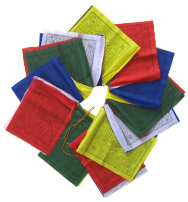 Флажки Лунгта, 15 шт. размер 20х24 см