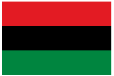 Флаг Афроамериканцев 90х135 см