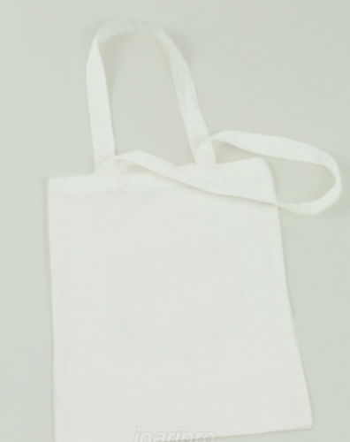 Сумка Румми из канваса 25х35 см, однотонная