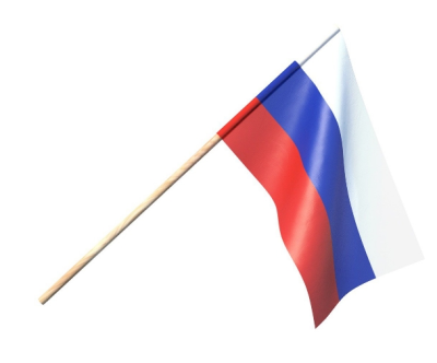 Флаг РФ 60х90 см, шелк
